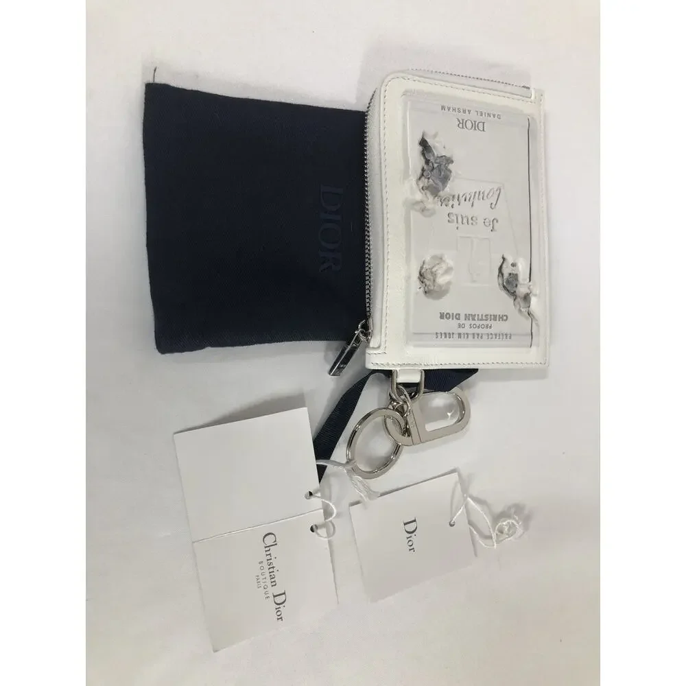 NWT Christian Dior x Daniel Arsham Eroded Keyring Zip Wallet *Limited Edition*